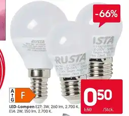 Rusta Rusta led-lampen e27 Angebot