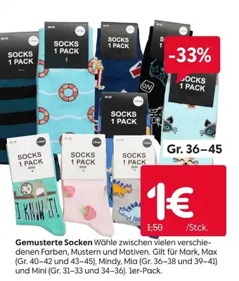 Rusta Gemusterte socken mark, max Angebot