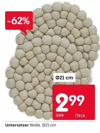 Rusta Untersetzer wolle Angebot