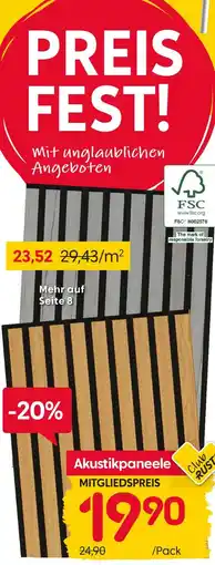 Rusta Akustikpaneele Angebot