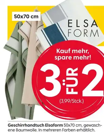 Rusta Elsaform geschirrhandtuch Angebot