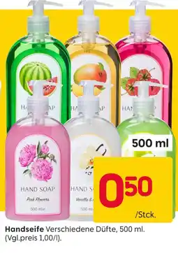 Rusta Handseife pink flowers Angebot