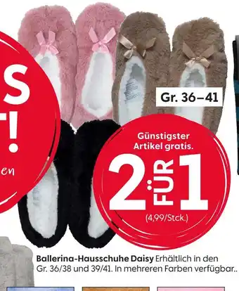 Rusta Ballerina-hausschuhe daisy Angebot