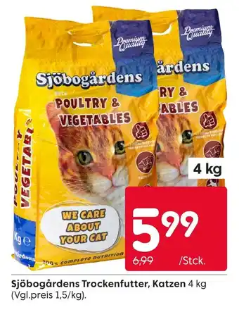 Rusta Sjöbogårdens trockenfutter, katzen Angebot
