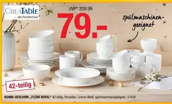 Hofmeister Creatable kombi-geschirr „fleur royal“ Angebot