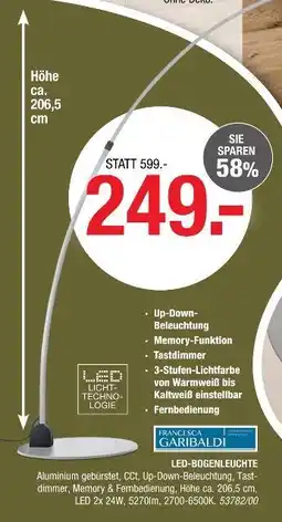 Hofmeister Led-bogenleuchte Angebot