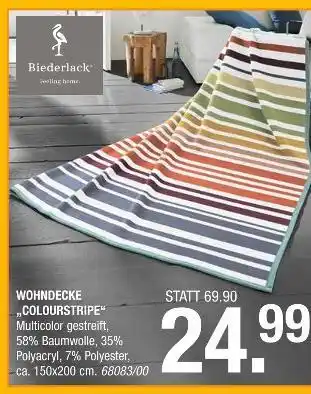 Hofmeister Biederlack wohndecke colourstripe Angebot