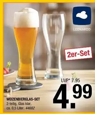 Hofmeister Leonardo weizenbierglas-set Angebot
