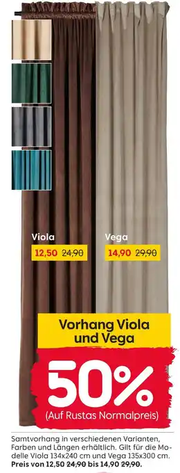 Rusta Vorhang viola Angebot