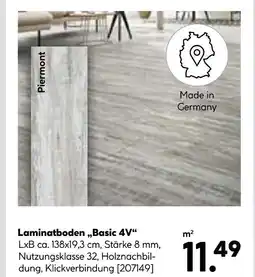 Hellweg Laminatboden basic 4v Angebot