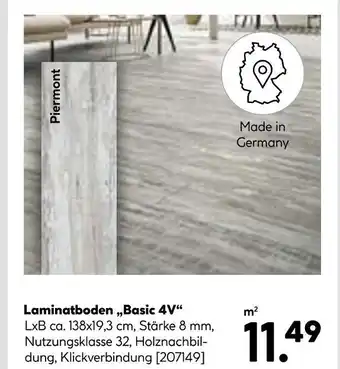 Hellweg Laminatboden basic 4v Angebot