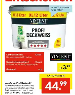 Hellweg Vincent profi deckweiss Angebot