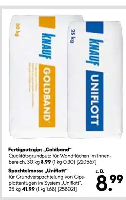 Hellweg Knauf fertigputzgips „goldband“ Angebot