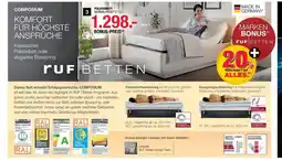 Hofmeister Ruf betten polsterbett „composium“ Angebot
