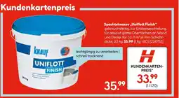 Hellweg Knauf spachtelmasse „uniflott finish“ Angebot