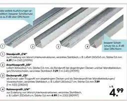 Hellweg Standprofil cw Angebot