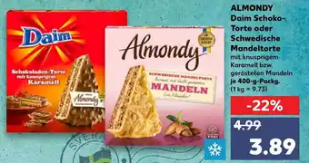 Kaufland Almondy Daim Schoko Torte oder Schwedische Mandeltorte Angebot