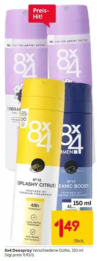 Rusta 8x4 deospray vibrant flower Angebot