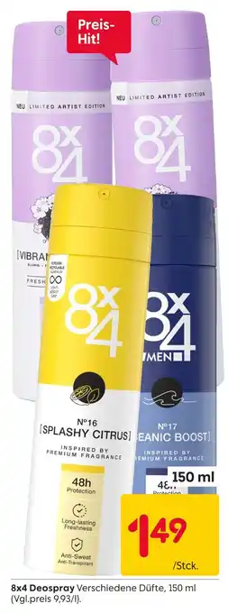 Rusta 8x4 deospray vibrant flower Angebot