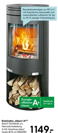 Hellweg Aduro kaminofen 1.4 Angebot
