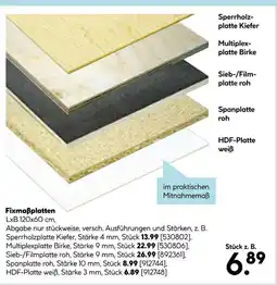 Hellweg Sperrholzplatte kiefer Angebot