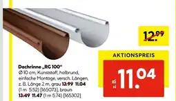 Hellweg Dachrinne rg 100 grau Angebot