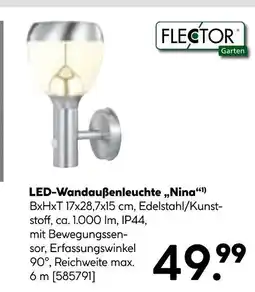 Hellweg Flector led-wandaußenleuchte nina Angebot