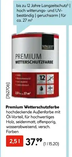 Hellweg Premium wetterschutzfarbe Angebot