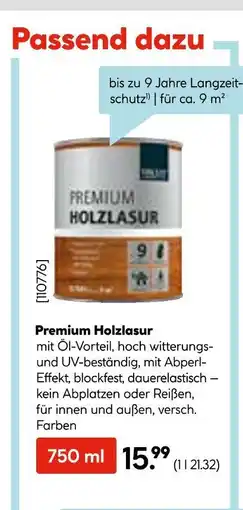 Hellweg Premium holzlasur Angebot