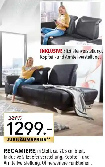 Multipolster Recamiere Angebot
