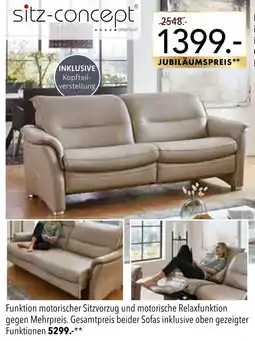 Multipolster Sitz-concept premium sofa Angebot