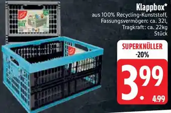 Edeka Gut & Günstig Klappbox Angebot