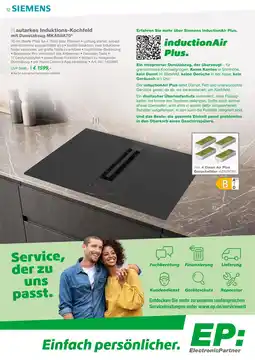 EP Siemens autarkes induktions-kochfeld mit dunstabzug mkasiiia70 Angebot