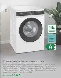 EP Siemens waschvollautomat wg44g2z0ep Angebot