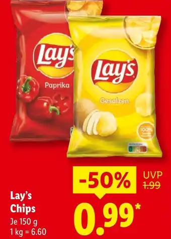 Lidl Lay's paprika Angebot