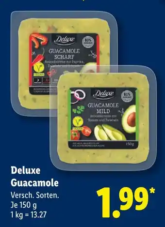 Lidl Deluxe guacamole scharf Angebot