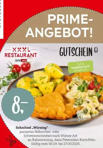 XXXLutz Schnitzel „wirsing“ Angebot