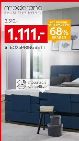 XXXLutz Boxspringbett inkl. motor Angebot