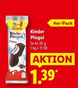 Lidl Kinder pingui Angebot