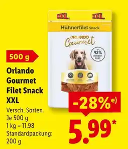 Lidl Orlando gourmet filet snack xxl Angebot
