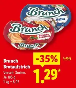 Lidl Brunch brotaufstrich Angebot
