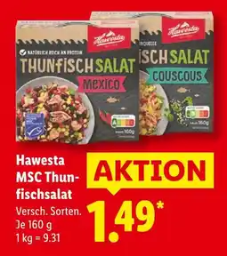 Lidl Hawesta msc thunfischsalat Angebot