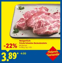 Lidl Frische schweine-nackensteaks Angebot