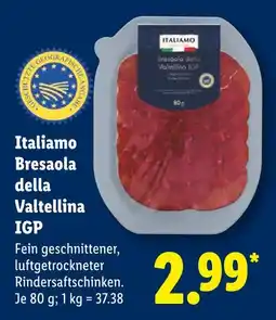 Lidl Italiamo bresaola della valtellina igp Angebot