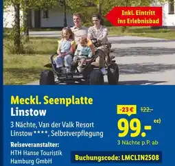 Lidl Van der valk resort linstow Angebot