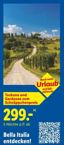 Lidl Toskana und gardasee urlaub Angebot