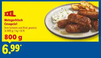 Lidl Xxxl metzgerfrisch cevapcici Angebot