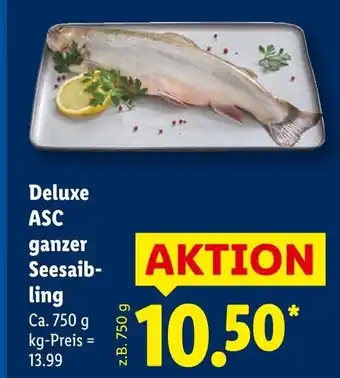 Lidl Deluxe asc ganzer seesaibling Angebot