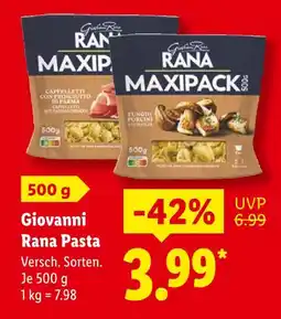 Lidl Giovanni rana cappelletti con prosciutto di parma Angebot