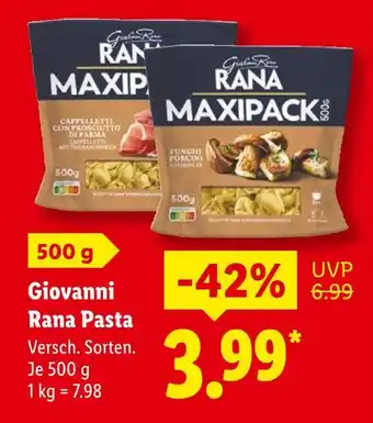Lidl Giovanni rana cappelletti con prosciutto di parma Angebot